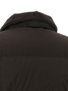 Kiton Drawstring Down Jacket Brown, view 4