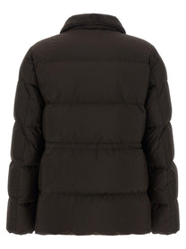 Kiton Drawstring Down Jacket Brown