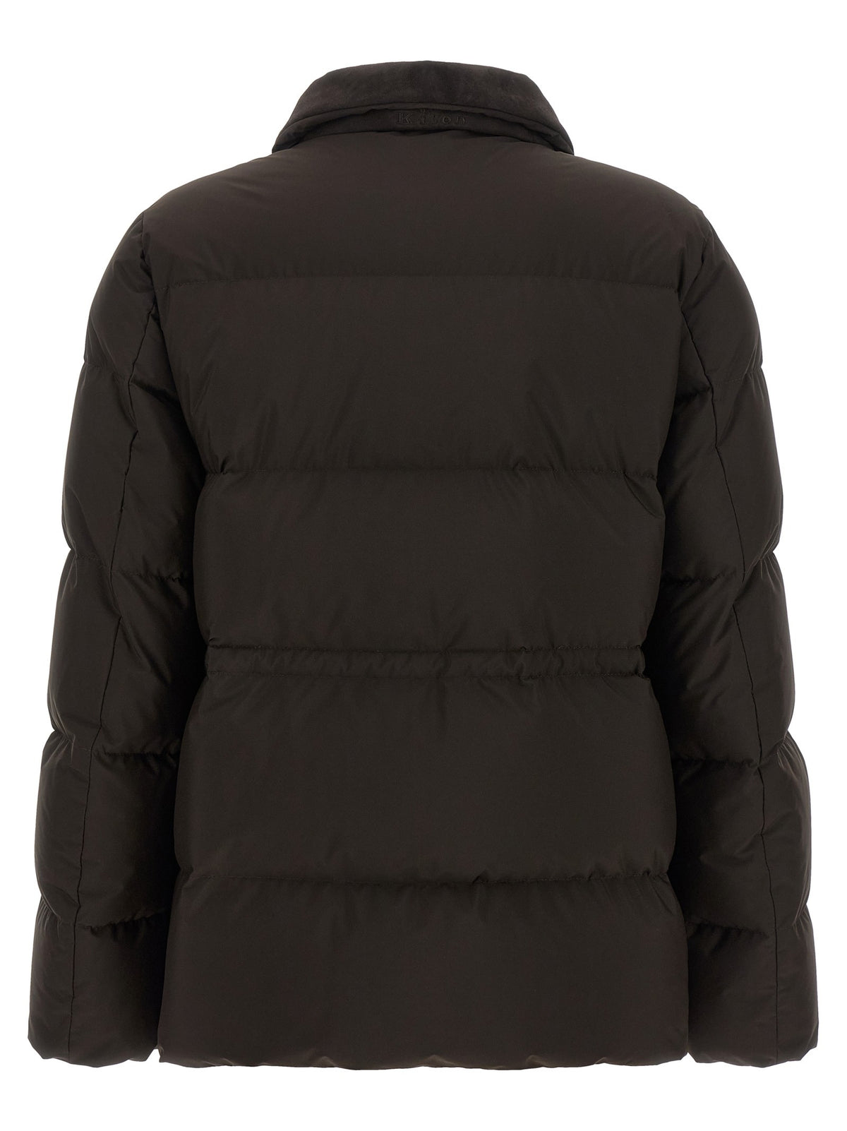 Kiton Drawstring Down Jacket Brown, view 2