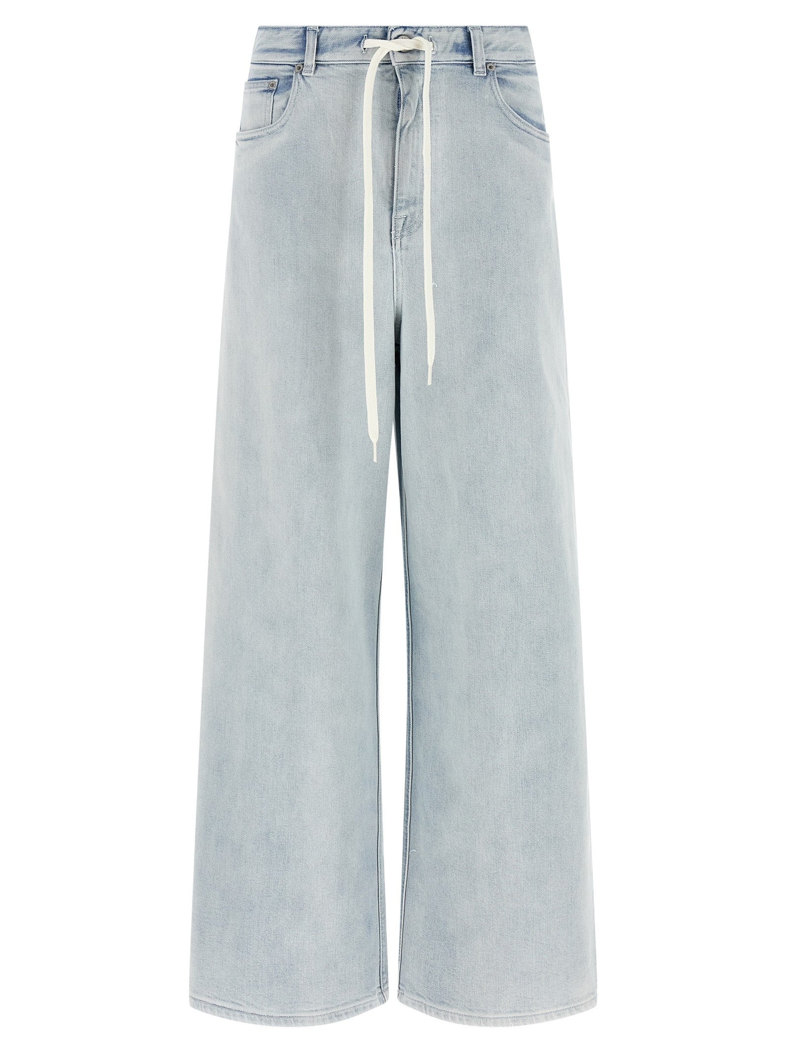 MM6 Maison Margiela Drawstring Jeans Blue