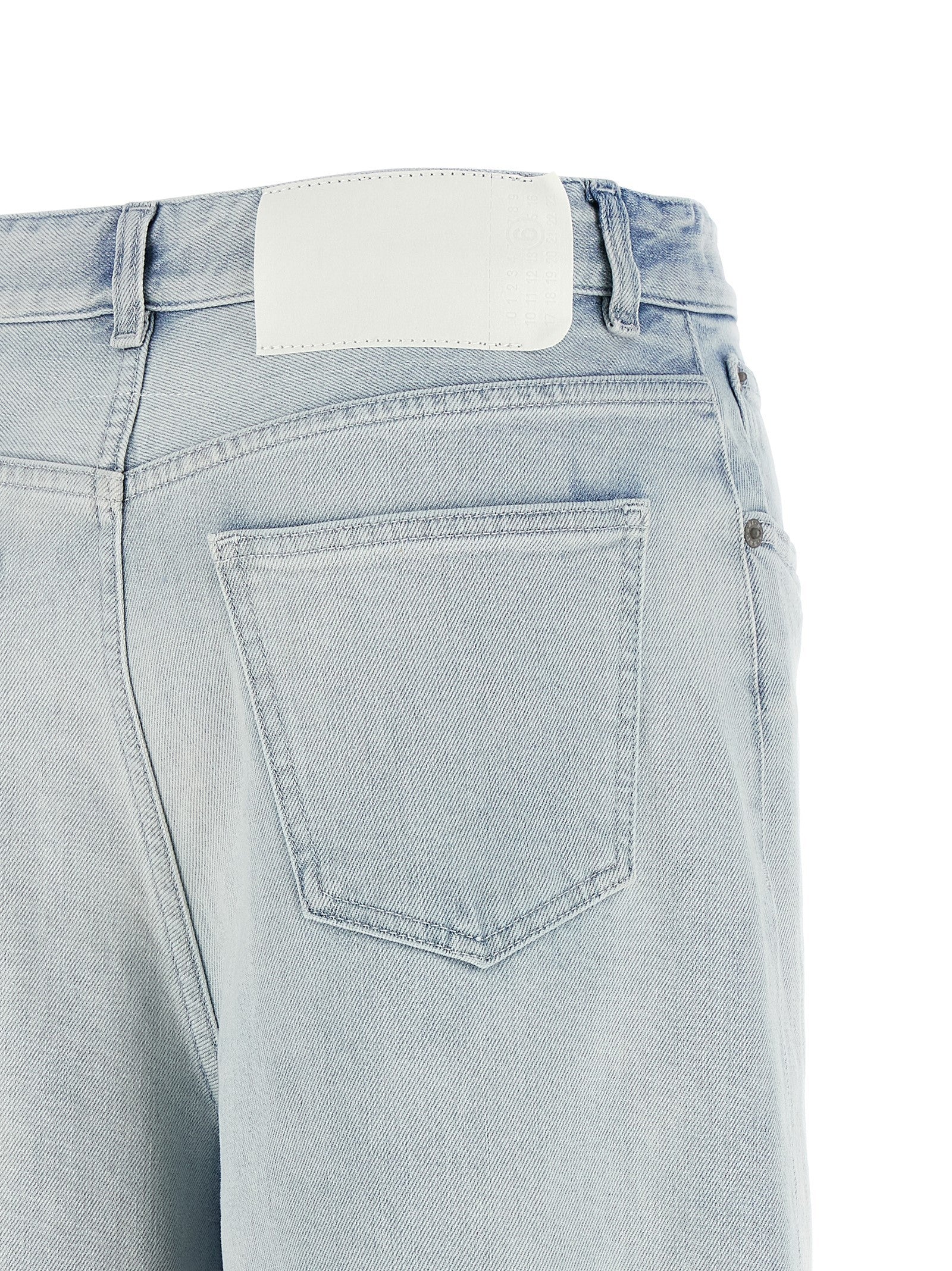 MM6 Maison Margiela Drawstring Jeans Blue