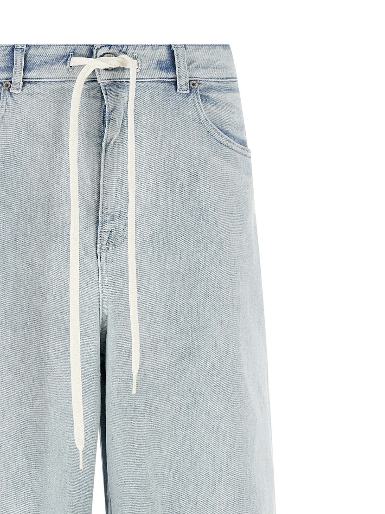 MM6 Maison Margiela Drawstring Jeans Blue