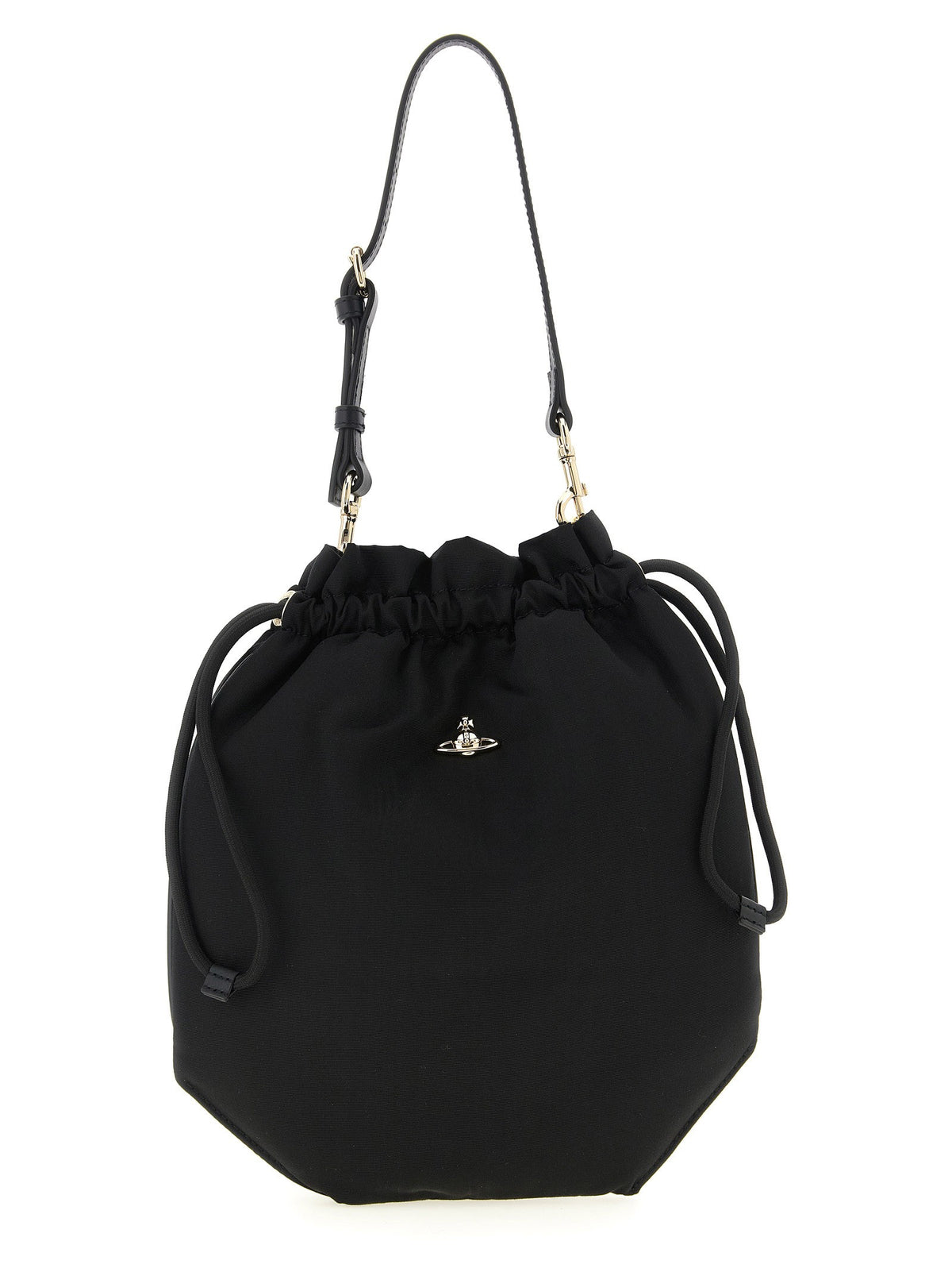 Vivienne Westwood Drawstring Pouch Handbag Black