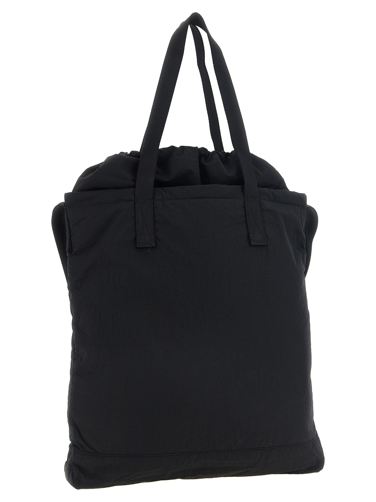Maison Kitsuné Drawstring Shopping Bag Black