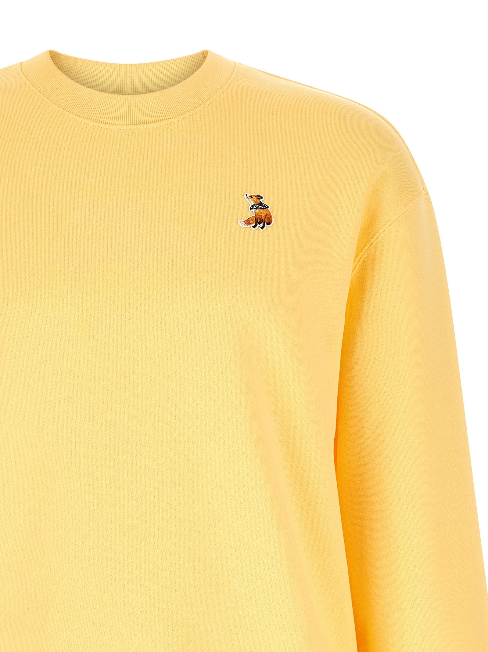 Maison Kitsuné Dreaming Fox Sweatshirt Yellow