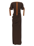 Ferragamo Dress Brown, view 2