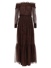 self-portrait Women's Dress Brown