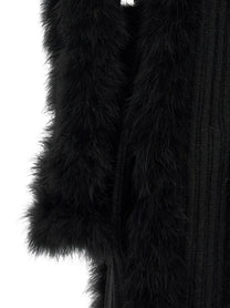 The Attico Dressing Gown Coat Black