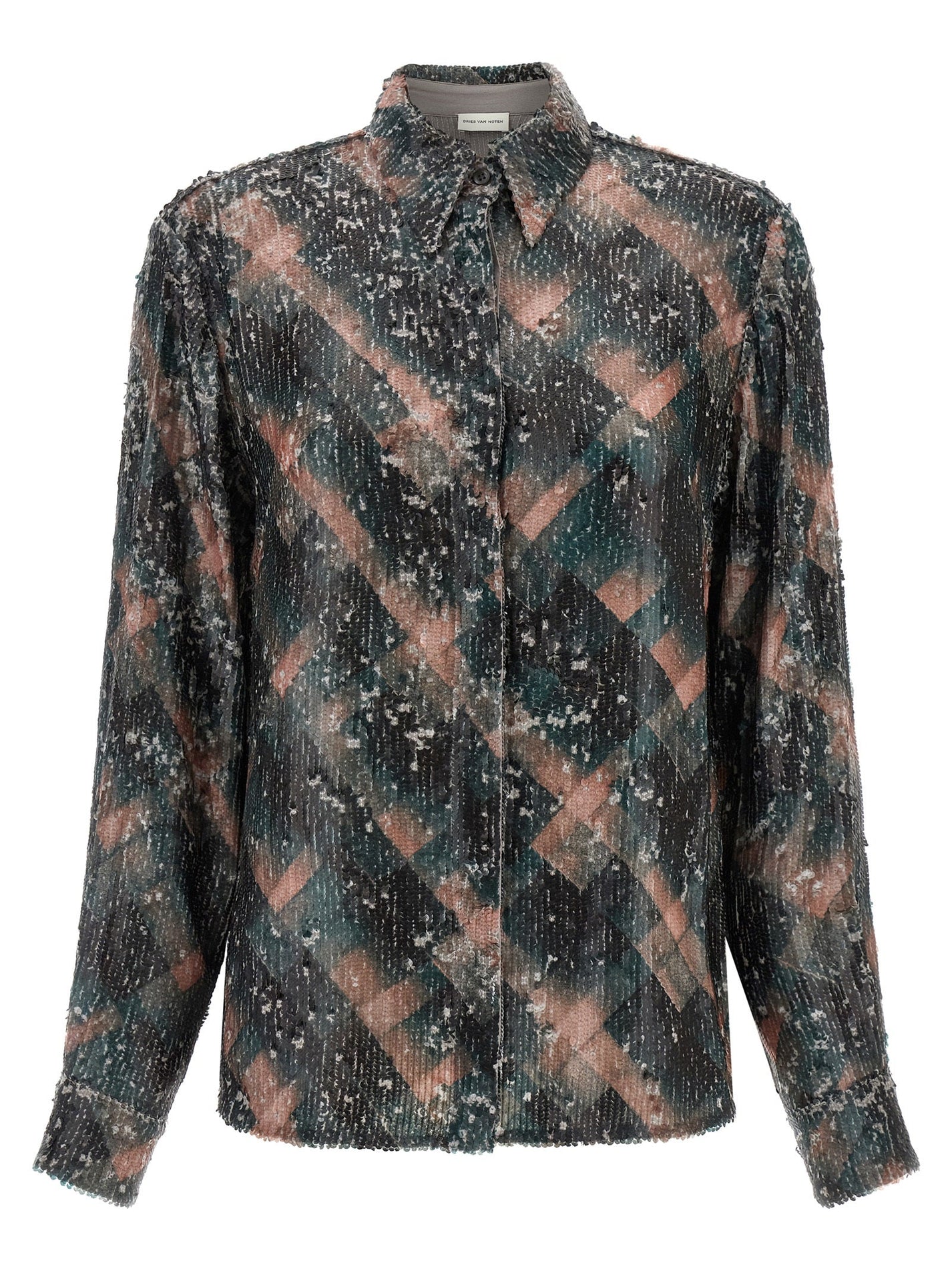 DRIES VAN NOTEN - DRIES VAN NOTEN - ’Chowy EMB’ shirt - Women’s Tops