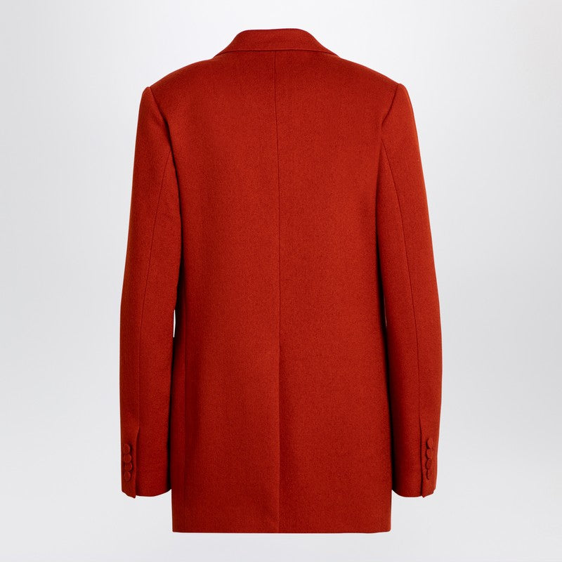 Dries Van Noten - Dries Van Noten Red single-breasted jacket in wool - Jackets