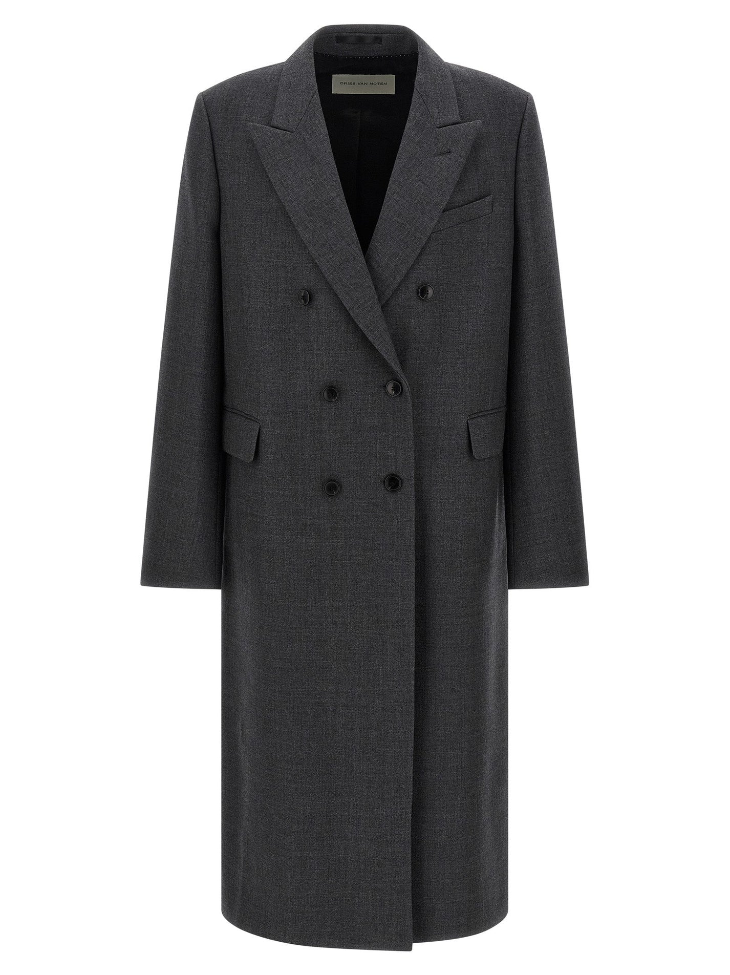 DRIES VAN NOTEN - DRIES VAN NOTEN - Double-breasted coat - Men’s Outerwear