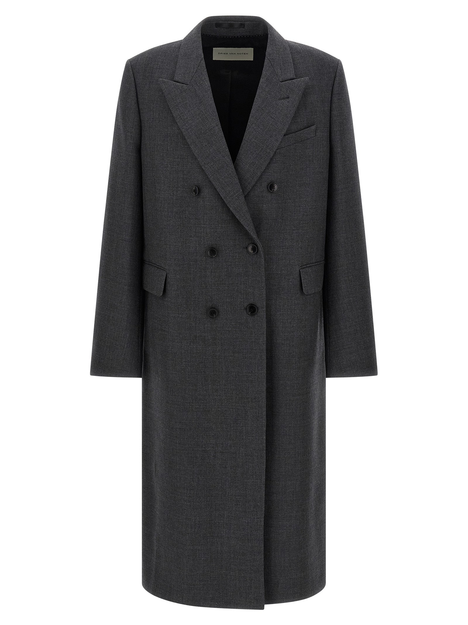 DRIES VAN NOTEN - DRIES VAN NOTEN - Double-breasted coat - Men’s Outerwear