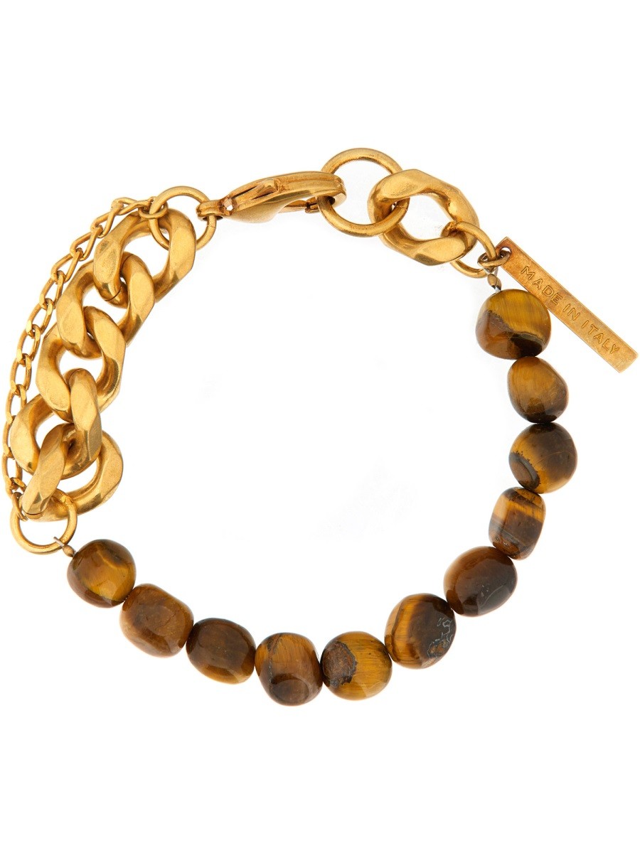 Dries Van Noten - Dries Van Noten Chain Bracelet With Stones - Men’s Accessories