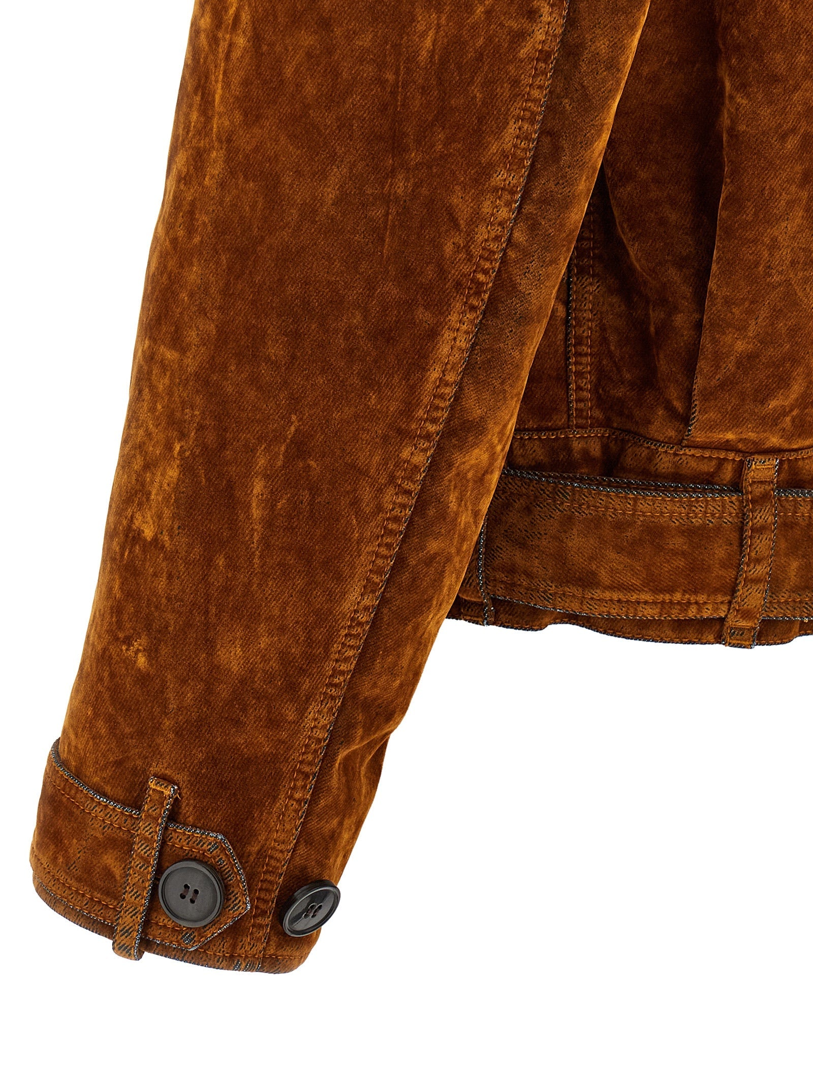 DRIES VAN NOTEN - DRIES VAN NOTEN - Velvet biker jacket - Men’s Outerwear