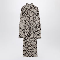 Dries Van Noten - Dries Van Noten Écru polka dot dress with bow - Women’s Clothing