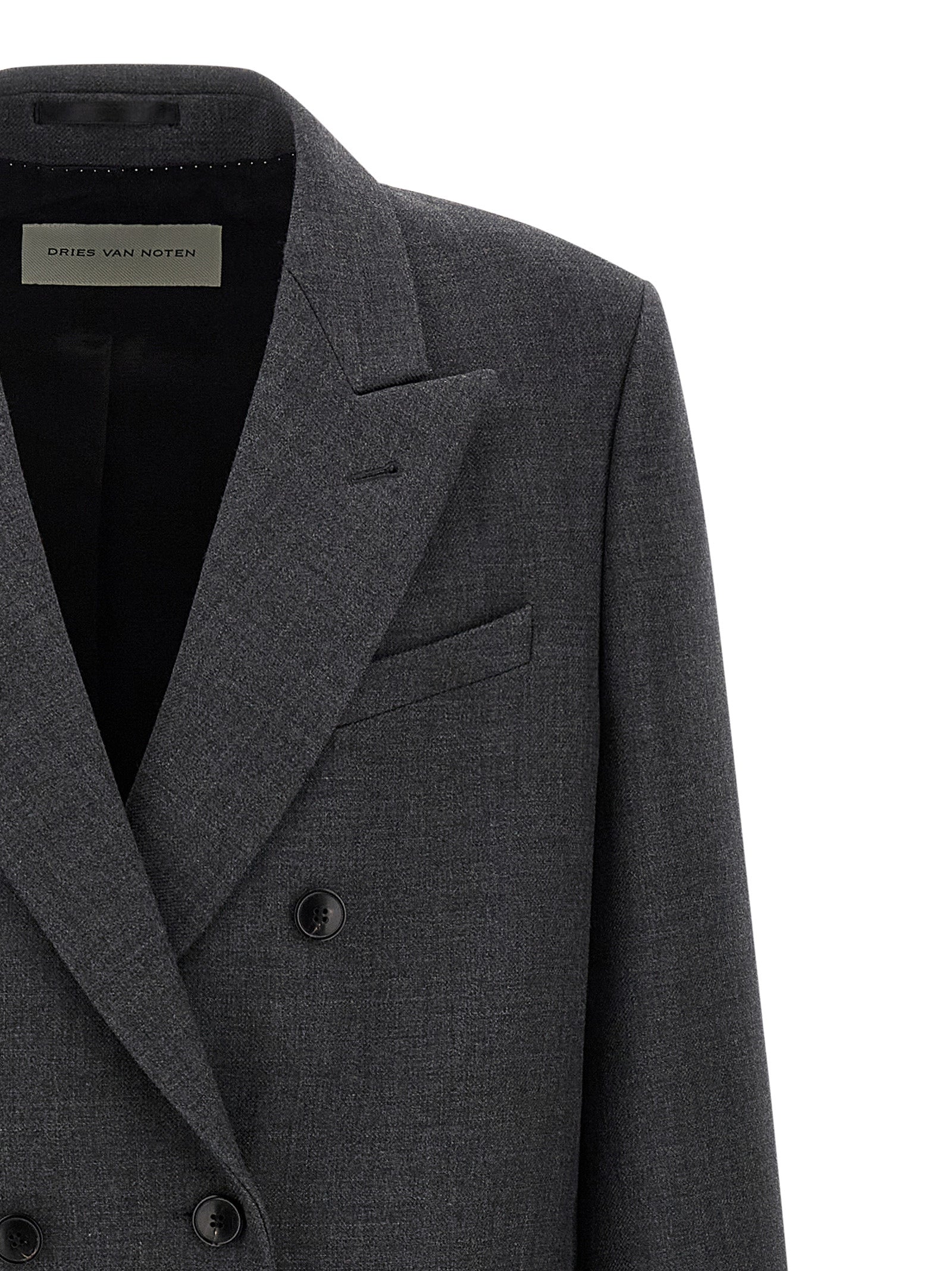 DRIES VAN NOTEN - DRIES VAN NOTEN - Double-breasted coat - Men’s Outerwear