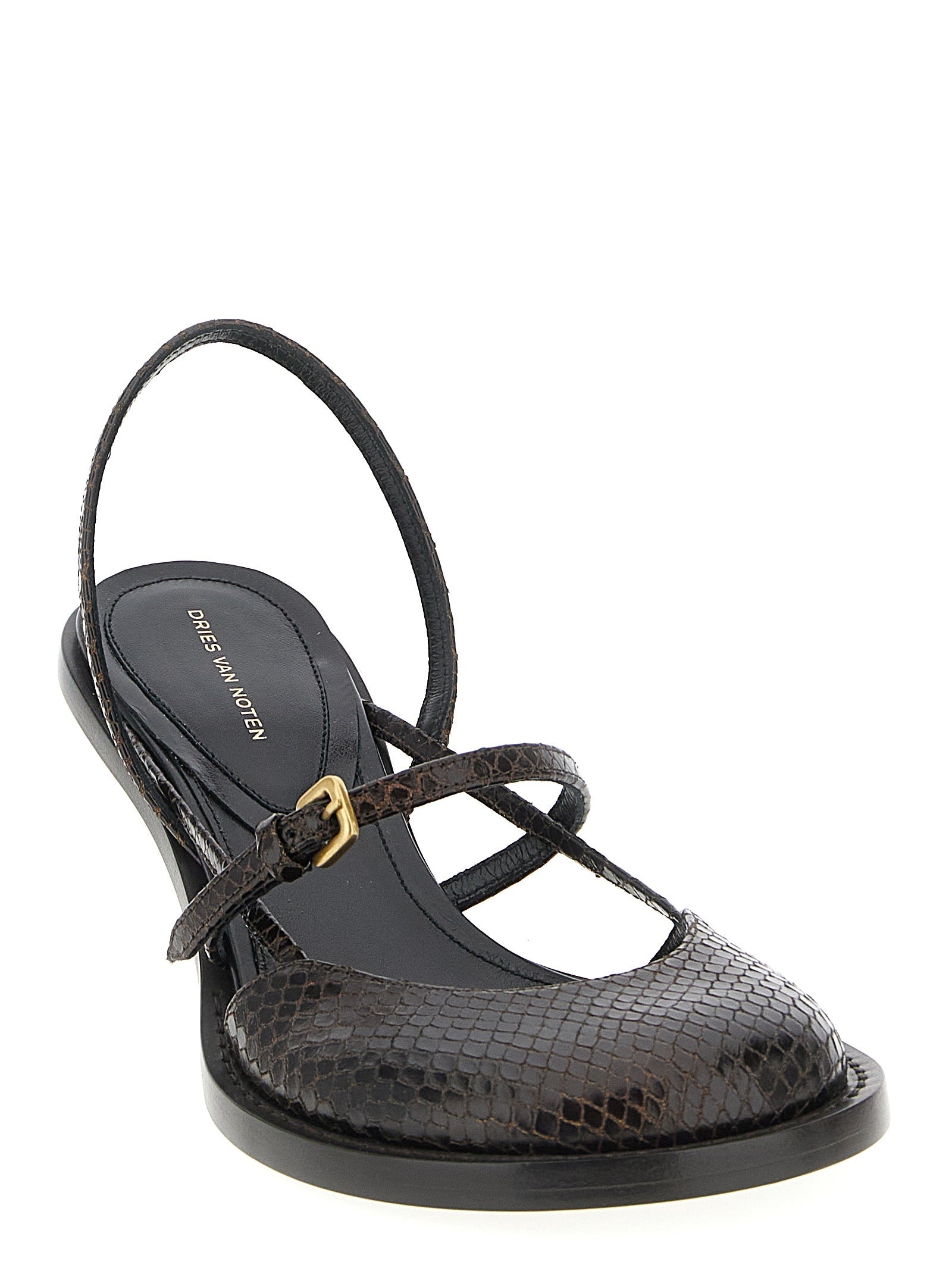 DRIES VAN NOTEN - DRIES VAN NOTEN - Leather slingback - Women’s Shoes