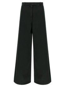 DRIES VAN NOTEN - DRIES VAN NOTEN - Velvet insert jeans - Women’s Bottoms