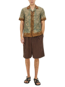 Dries Van Noten Men's Boxy Fit Shirt Multicolor, view 2