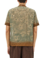 Dries Van Noten Men's Boxy Fit Shirt Multicolor, view 3