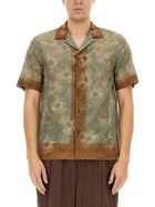 Dries Van Noten Men's Boxy Fit Shirt Multicolor