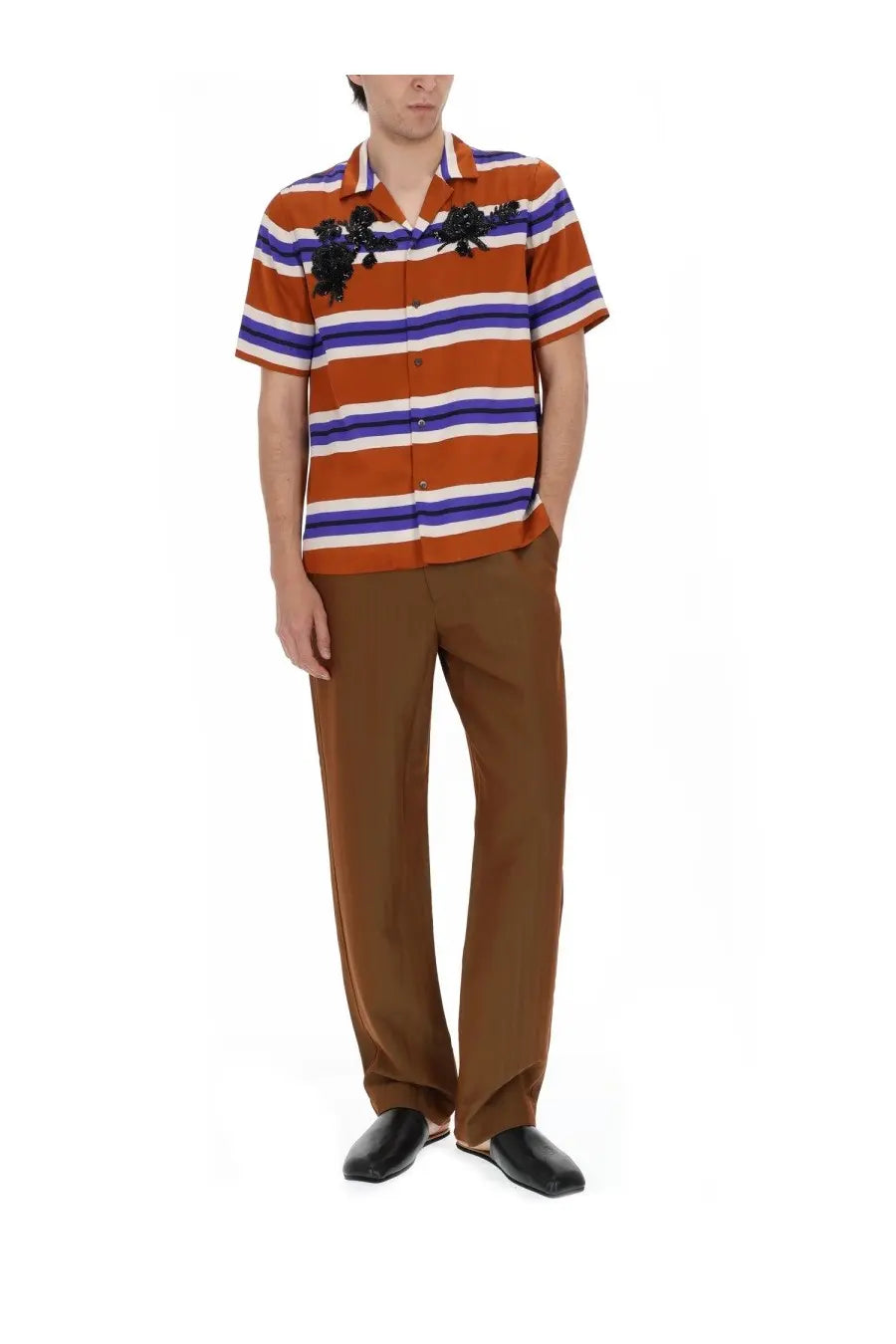 Dries Van Noten Men's Carltone Shirt Multicolor, view 2