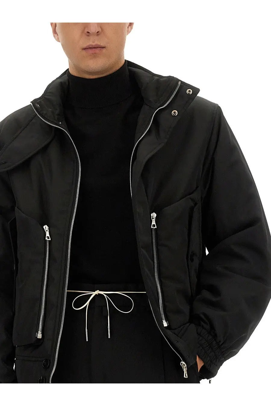 Dries Van Noten Men's Jacket Venice Black, view 4