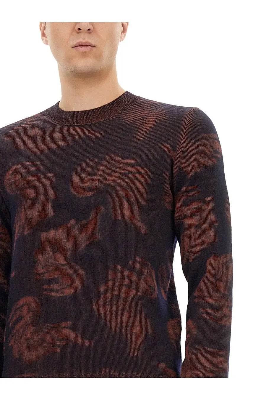 Dries Van Noten Men's Jacquard Knit Multicolor, view 4