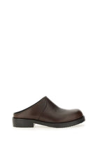 Dries Van Noten Men's Leather Clogs Brown