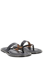 Dries Van Noten Men's Leather Sandal Black, view 2