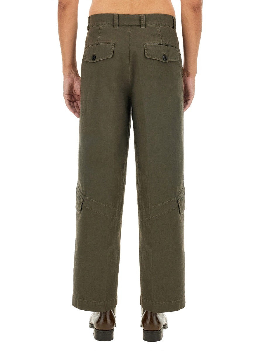 Dries Van Noten Men's Pants Paxford Green, view 3
