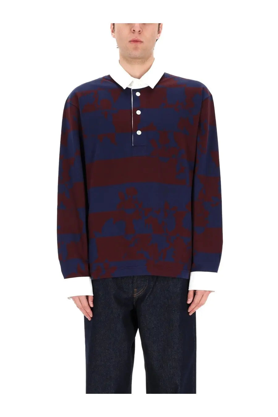 Dries Van Noten Men's Polo Hucho Multicolor, view 3