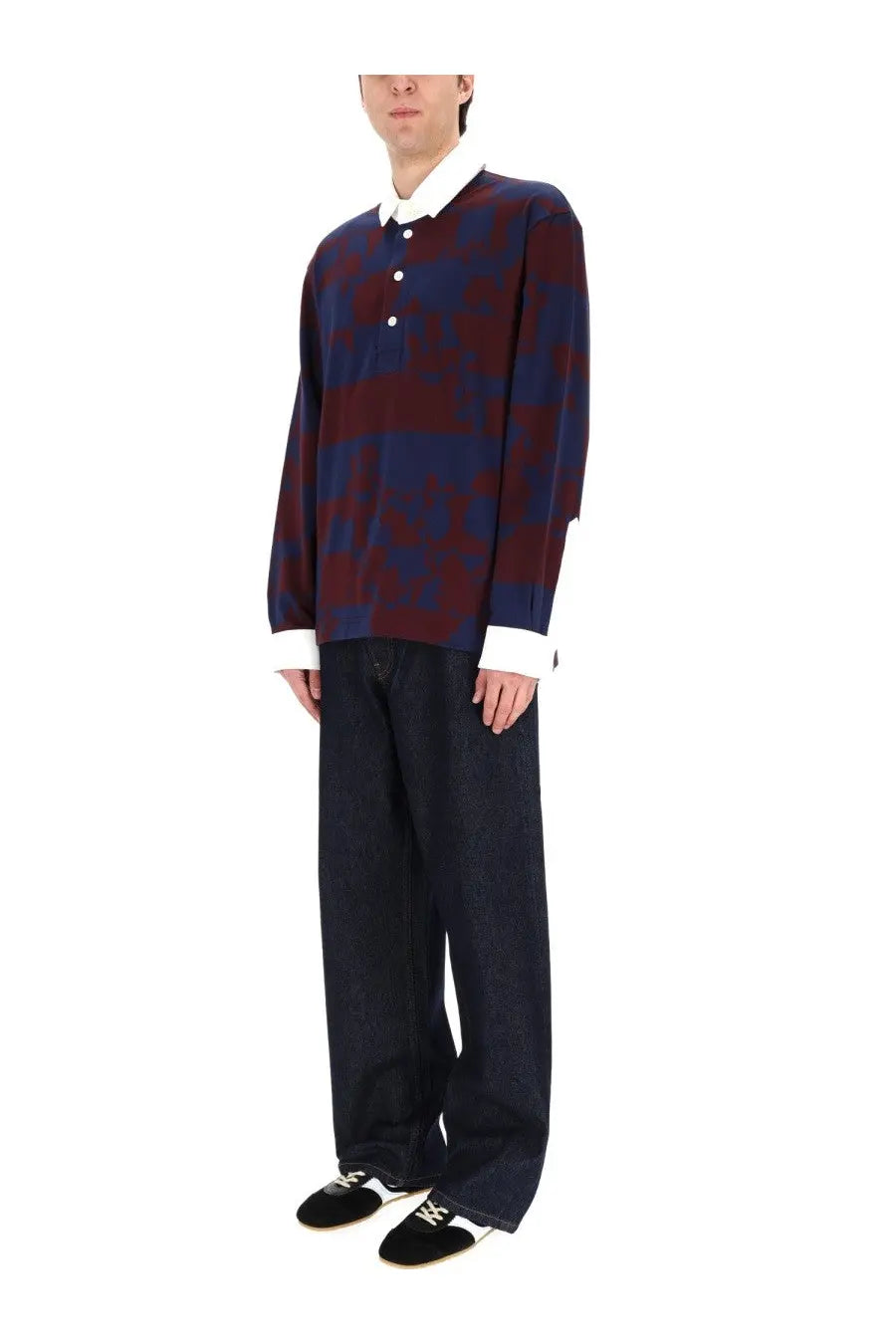 Dries Van Noten Men's Polo Hucho Multicolor, view 4