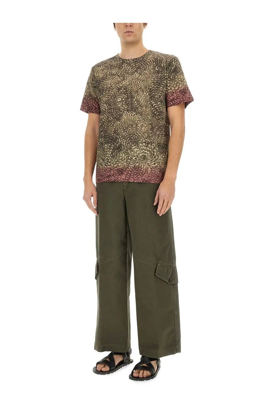 Dries Van Noten Men's Regular Fit Shirt Multicolor, view 2