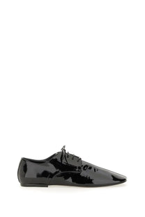 Dries Van Noten Men's Shiny Leather Lace up Shoe Black