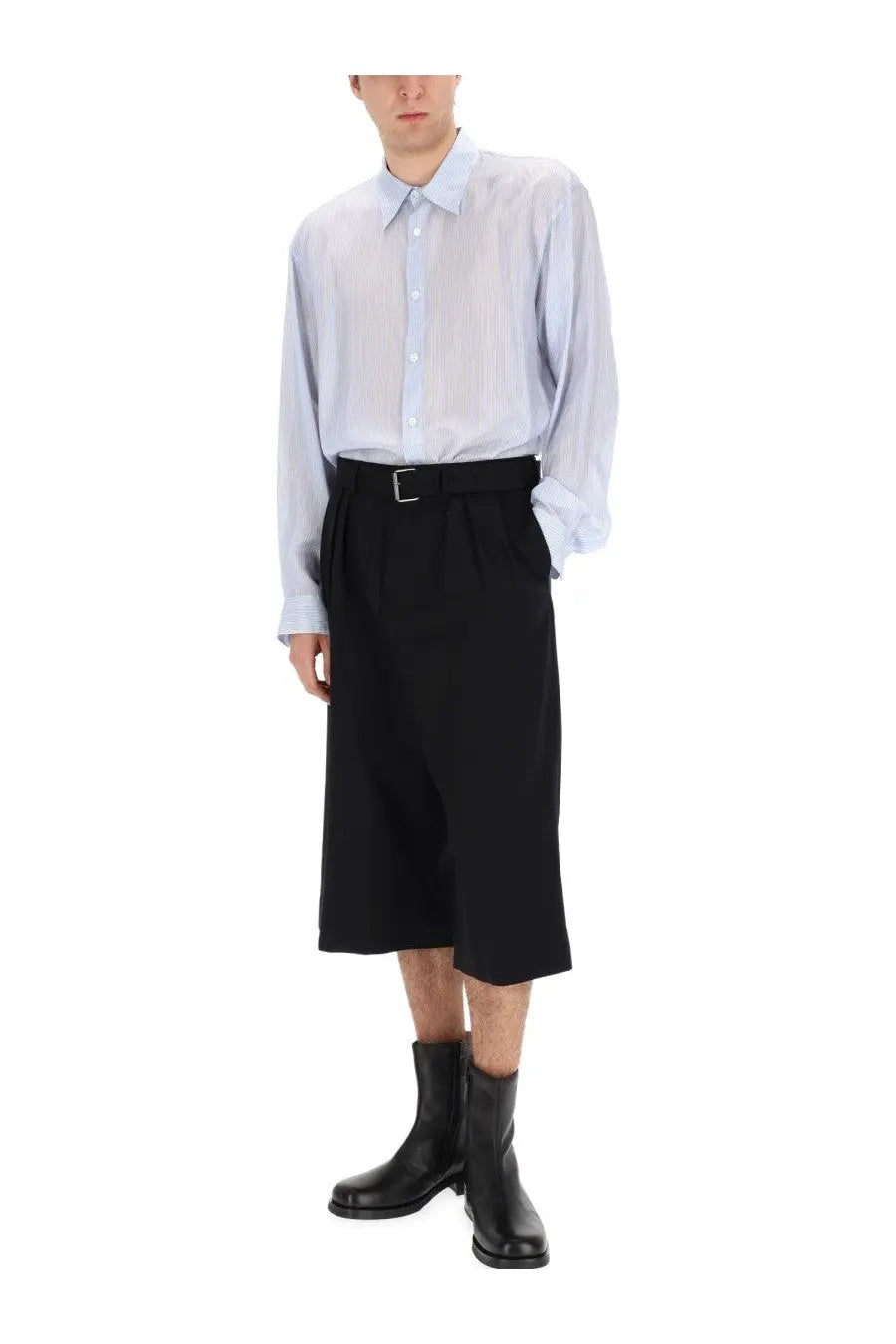 Dries Van Noten Men's Shirt Croom Blue, view 4