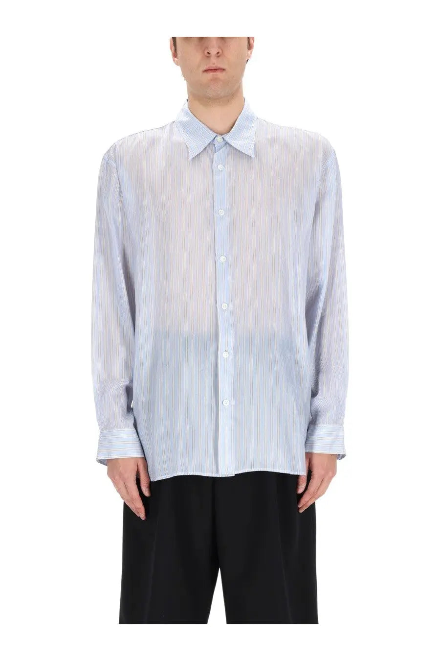 Dries Van Noten Men's Shirt Croom Blue, view 3