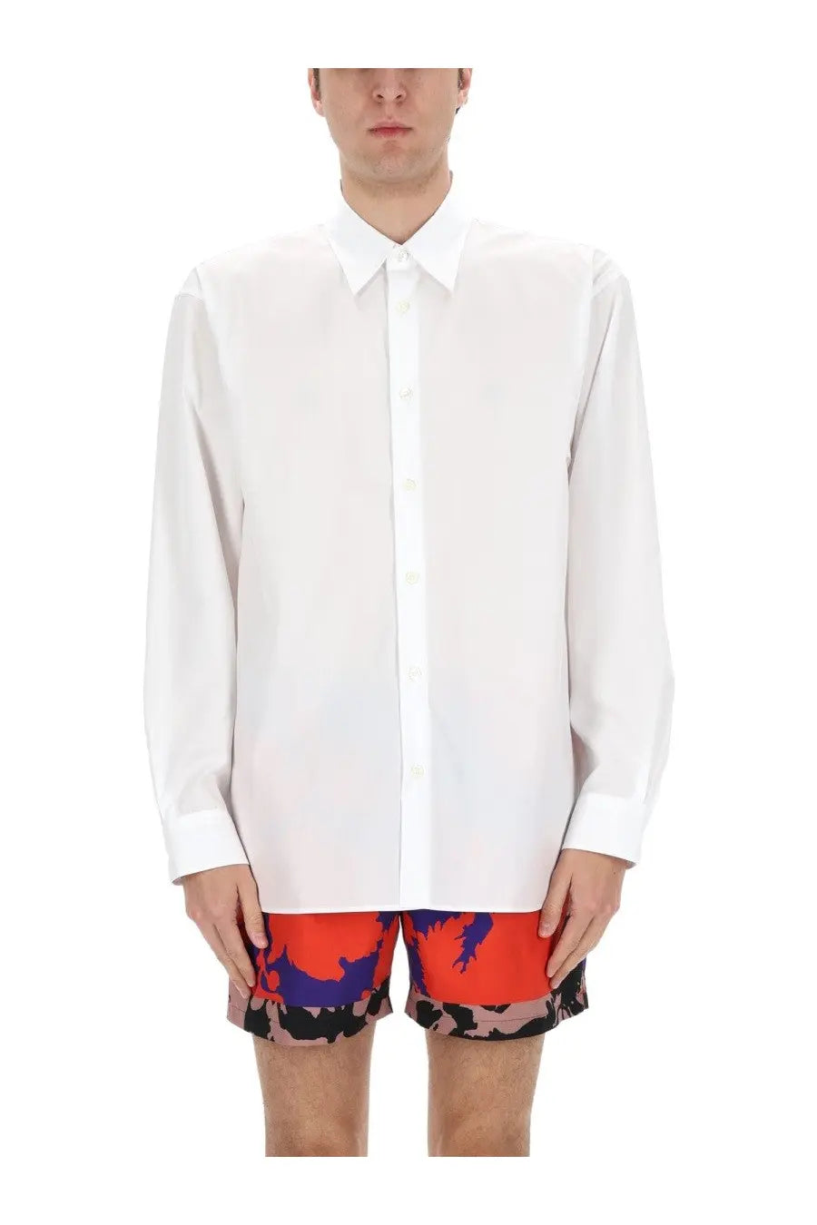 Dries Van Noten Men's Shirt Croom White, view 4