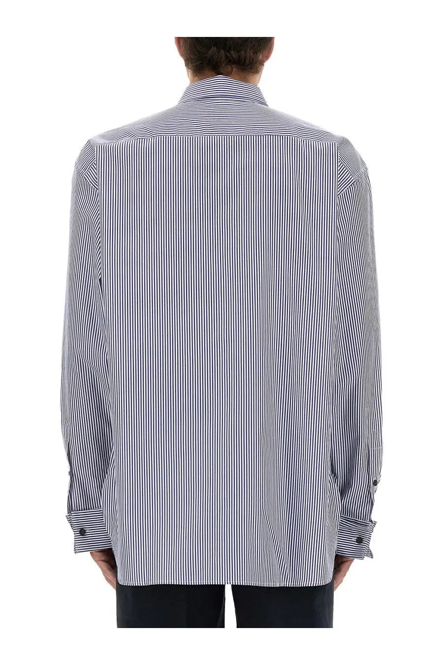 Dries Van Noten Men's Striped Shirt Multicolor, view 3