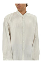 Dries Van Noten Men's Striped Shirt White, view 4