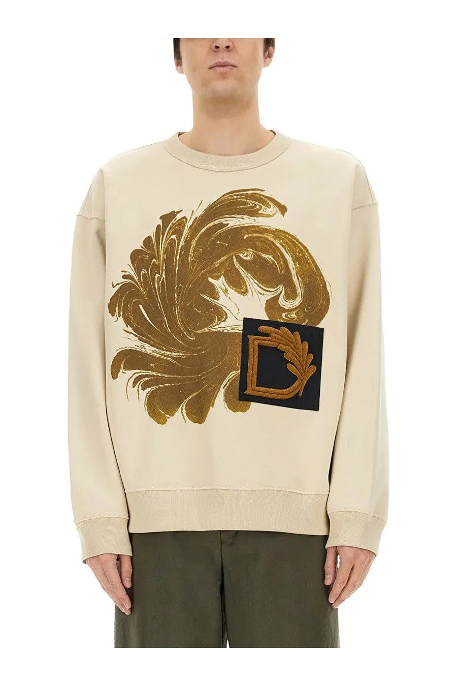 Dries Van Noten Men's Sweatshirt Beige