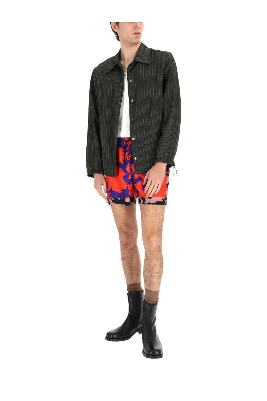Dries Van Noten Men's Vorries Jacket Green, view 2