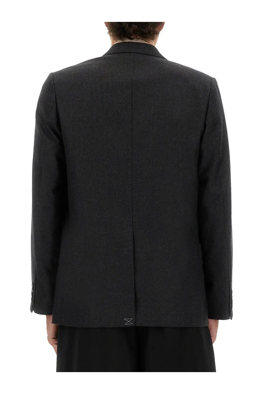 Dries Van Noten Men's Wool Jacket Grey, view 3