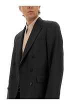 Dries Van Noten Men's Wool Jacket Grey, view 4