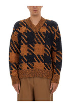 Dries Van Noten Men's Wool Jersey Multicolor