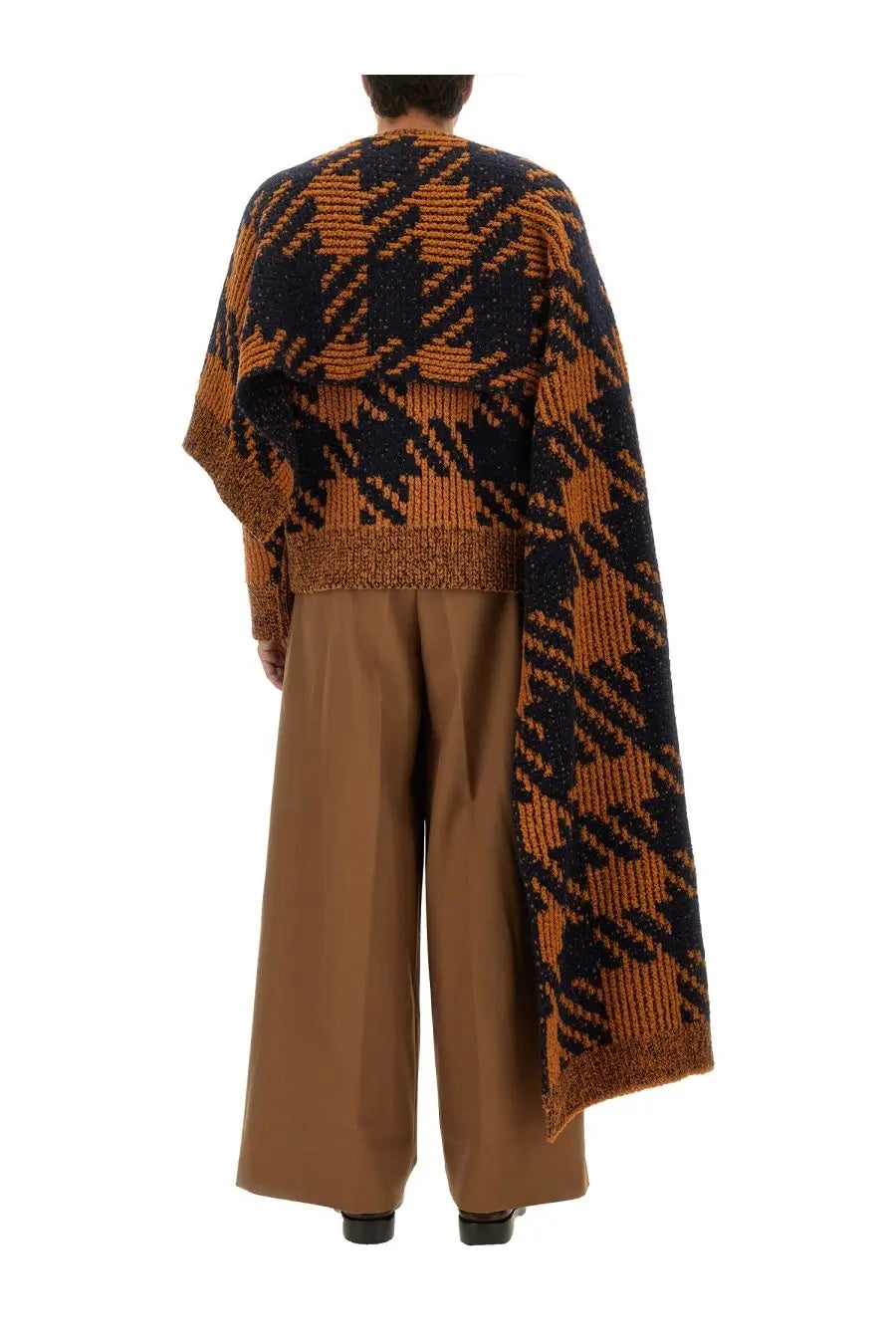 Dries Van Noten Men's Wool Scarf Multicolor, view 3