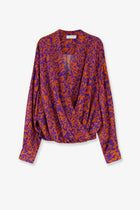 Dries Van Noten Women's Camiel Cotton Shirt Orange