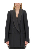 Dries Van Noten Women's Double Breasted Jacket Black