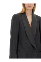 Dries Van Noten Women's Double Breasted Jacket Black, view 4
