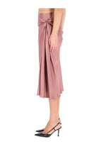 Dries Van Noten Women's Draped Midi Skirt Blue, view 3